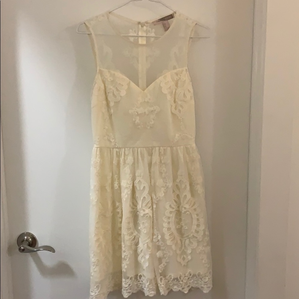Off white lace dress
